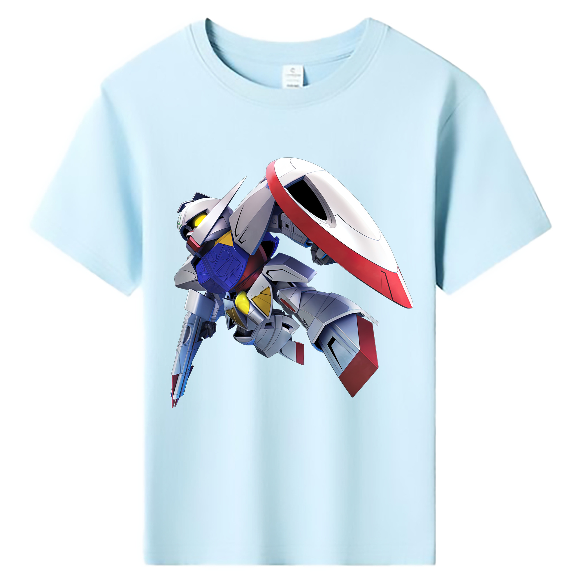（画像用） 機動戦士ガンダム Mobile Suit Gundam 綿100％キッズTシャツ（フロントプリント）